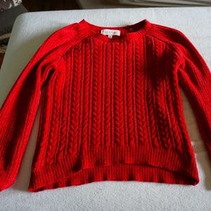 Red sweater